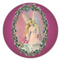 ANGEL, BABY & WREATH by SHARON SHARPE stickers by sharonsharpe ANGEL, BABY & WREATH by SHARON SHARPE stickers