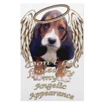 angel beagle puppy stationery