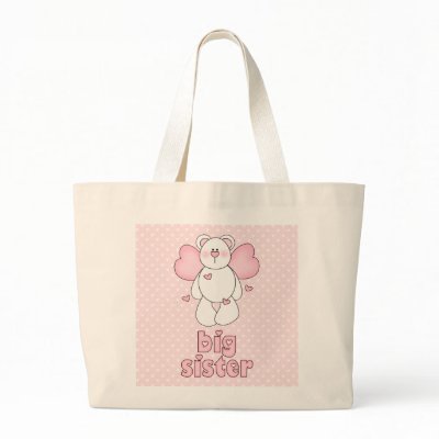 Angel Bear Big Sister Bag by Kewlkids