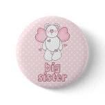 Angel Bear Big Sister Pin