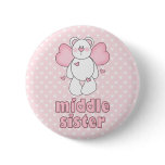 Angel Bear Middle Sister Pin