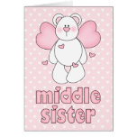 Angel Bear Middle Sister cards
