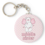 Angel Bear Middle Sister Keychains