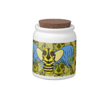 Angel Bee Candy Jar