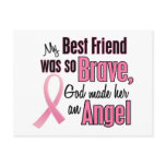 Angel BEST FRIEND Breast Cancer T-Shirts & Apparel Post Card