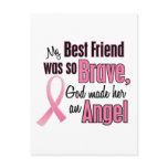Angel BEST FRIEND Breast Cancer T-Shirts & Apparel Post Cards