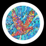 Angel Bird  - Round stickers