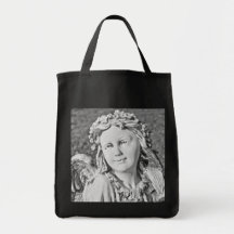 Angel Black and White Bag