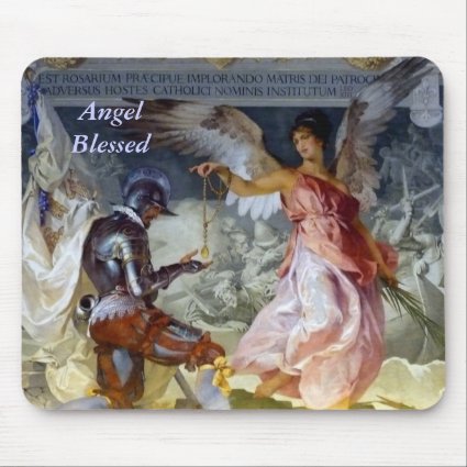 Angel Blessed mousepad