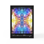 Angel blessing Christmas greetings card