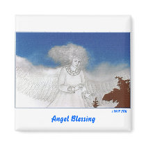 Angel Blessing magnets