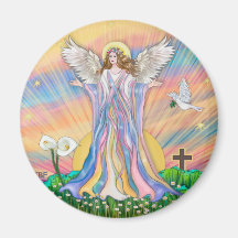 Angel Blessing Refrigerator Magnet