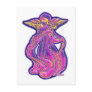 Angel Blessings Neon Purple Post Cards