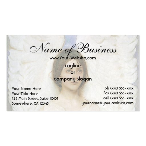 Angel by Abbott Thayer Business Card
