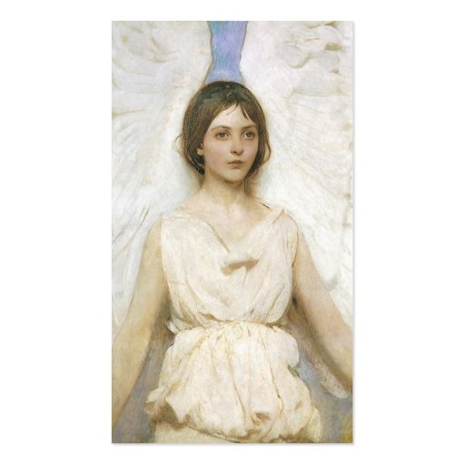 Angel by Abbott Thayer Business Card (back side)