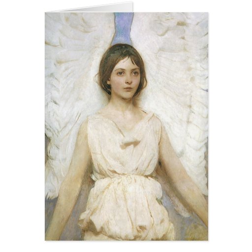 Angel by Abbott Thayer, Vintage Victorian Fine Art Cards
