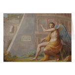 Angel by Ancient Ruins Greeting Cards