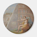 Angel by Ancient Ruins Magnets