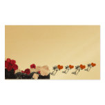 Angel card of rose business card template