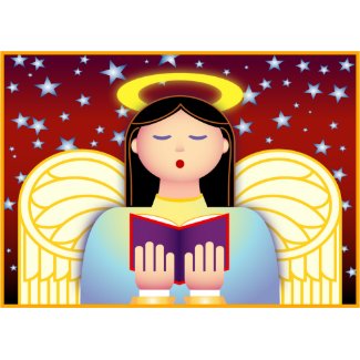 Angel Caroler card