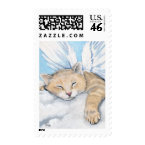 Angel Cat (medium) Postage stamp