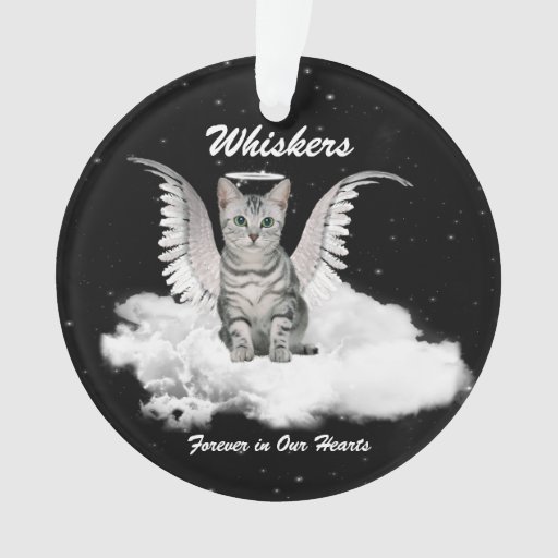 angel cat pet memorial remembrance christmas ornament angel cat pet memorial remembrance christmas ornament