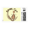 Angel Cat postage by Peacock_Cards Angel Cat postage