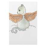 Angel Cat Personalized Stationery