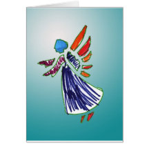 Angel Christmas Card