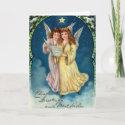 Angel Christmas Card Vintage card