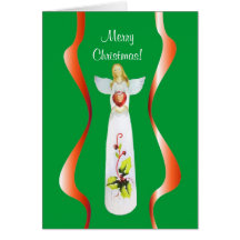 Angel Christmas Greeting Card
