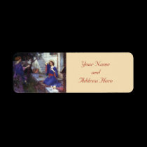 Angel Christmas Return Address Labels labels