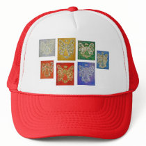 Angel Color Series Paintings Hat or Cap