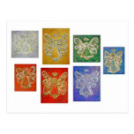 Angel Color Series Paintings Postcard