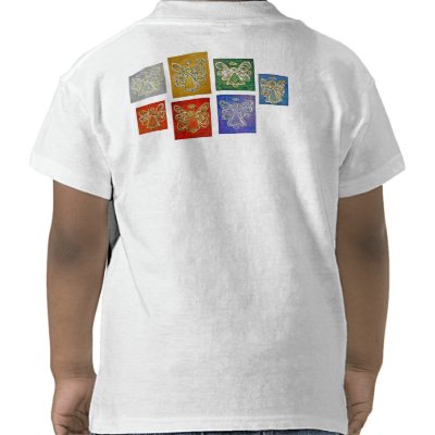 Angel Color Series T-shirt (Image on Back) by donnabellasangels