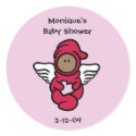 Angel/Cupid Baby Sticker - Baby Shower Favor