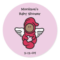 Angel/Cupid Baby Sticker - Baby Shower Favor