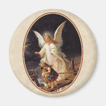 Ángel de guarda imán de nevera