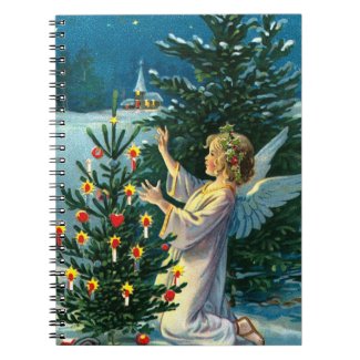 Angel Decorating Christmas Tree 2