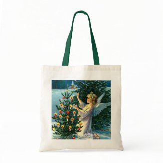 Angel Decorating Christmas Tree 2