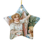 Angel Decorating the Tree Christmas Ornaments