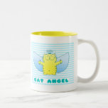 Ángel del gato tazas de café