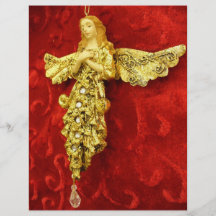 Ángel del navidad tarjetón