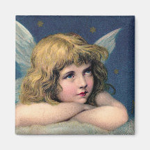 Ángel del vintage iman
