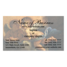 Angel detail, Patron Saints of Modena by Guercino Business Cards