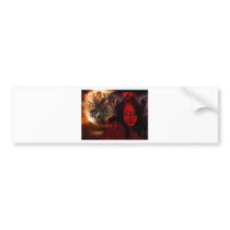 angel devil bumper sticker