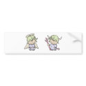 angel-devil!  Customizable! bumper stickers