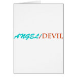 Angel/Devil design Cards