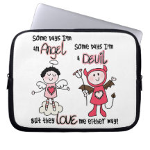 Angel Devil Laptop Sleeves