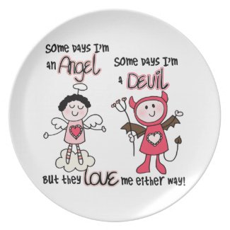 Angel Devil Party Plates
